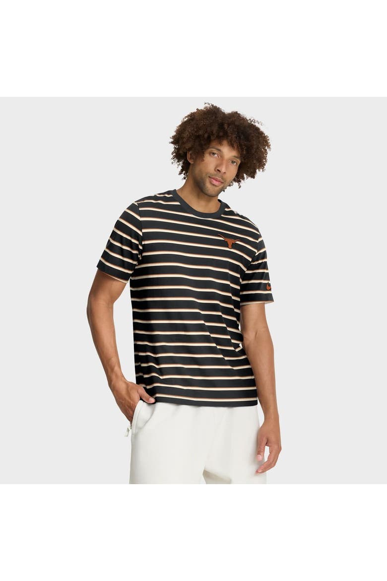 Men's Nike Black Texas Longhorns Athletic Prep Legacy Summit Stripe T-Shirt, Main, color, Black
