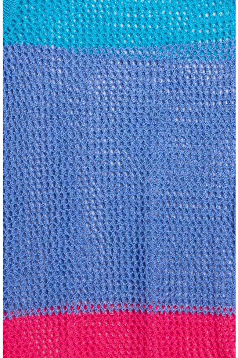 Kids' Open Knit Cover-Up Dress, Alternate, color, BLUE MULTI