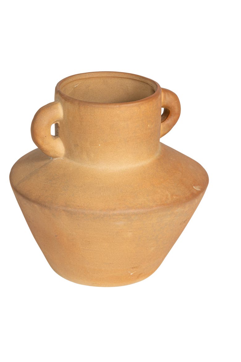 Vase with Reactive Glaze Finish, Main, color, Orange