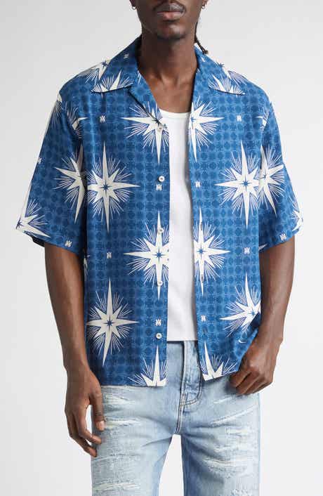 AMIRI Starburst Print Camp Shirt