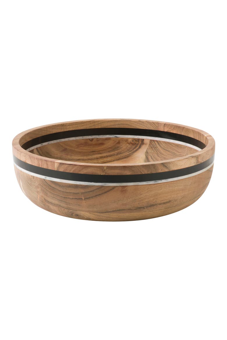 Stonewood Stripe Serving Bowl, Alternate, color, WOOD