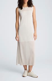 Kenneth Cole Semisheer Sleeveless Knit Dress