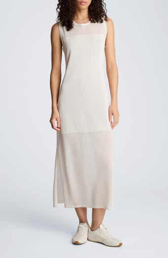 Kenneth Cole Semisheer Sleeveless Knit Dress