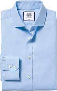 Charles Tyrwhitt Non-Iron Twill Cutaway Slim Fit Shirt Double Cuff