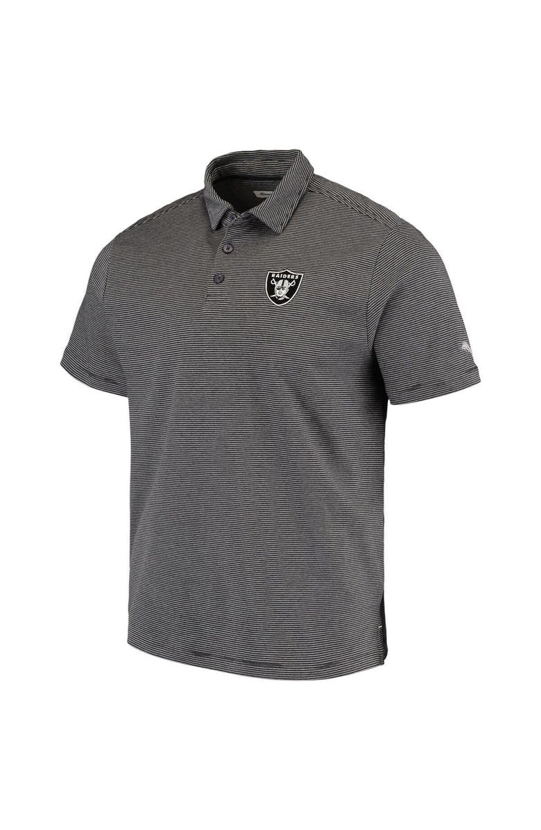 Tommy Bahama Men's Tommy Bahama Black Las Vegas Raiders Sport Pacific Shore Polo, Alternate, color, 