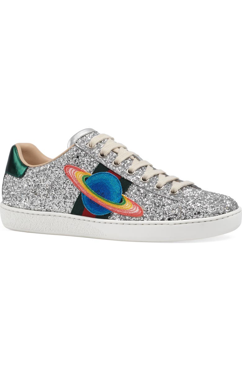 Gucci New Ace Low Top Sneaker, Main, color,