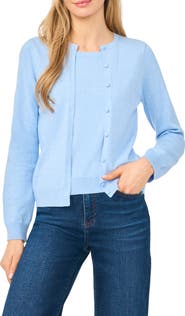 Halogen® Attached Tank Cardigan Sweater