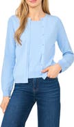 Halogen® Attached Tank Cardigan Sweater