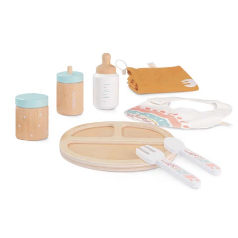 Wooden Feeding Set Doll Accessory Play Set