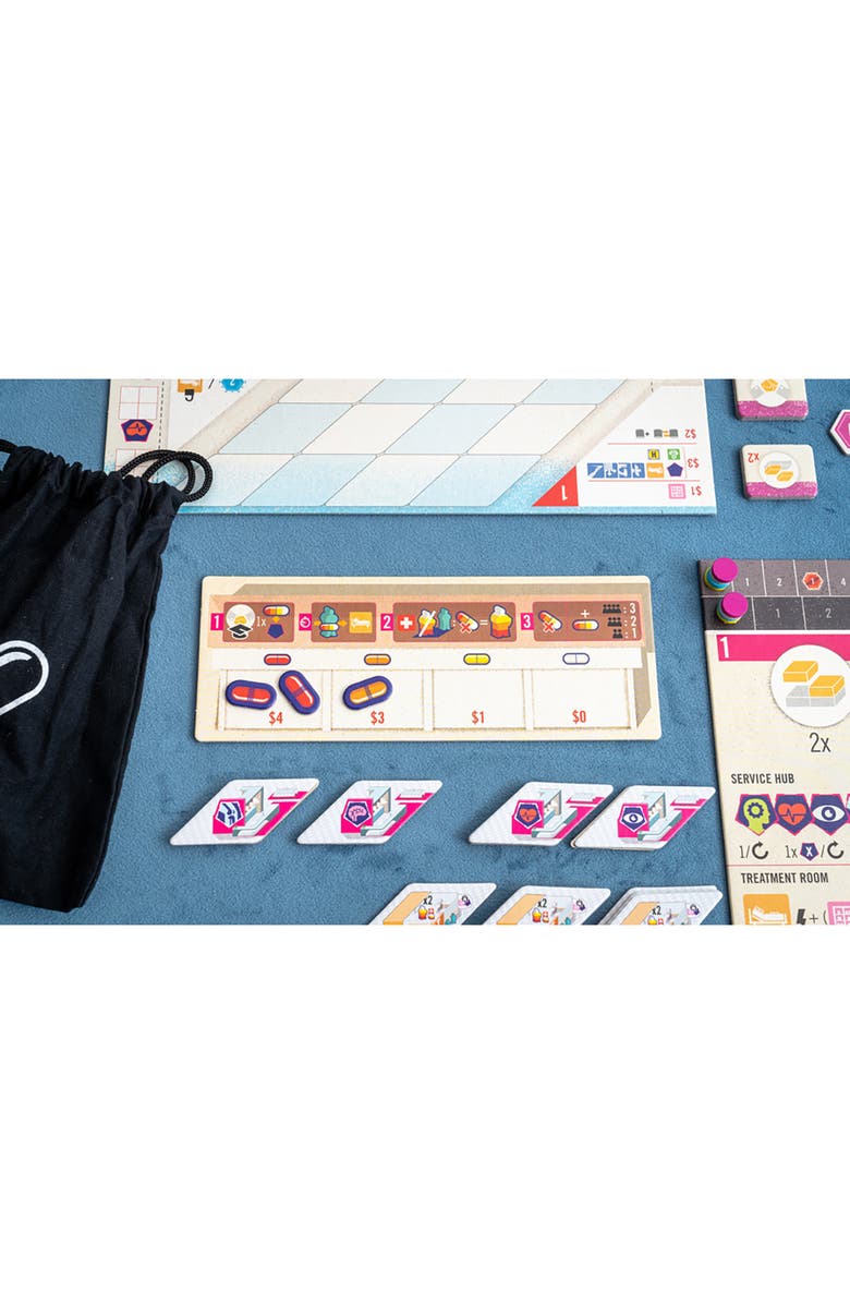 Capstone Games Clinic Deluxe Extension 1 Strategy Board Game,12+, Alternate, color, Multicolored