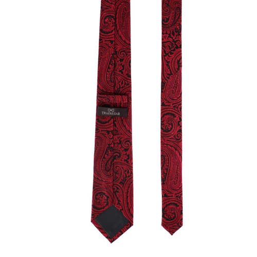 Trafalgar Sobee Paisley Silk Pocket Square