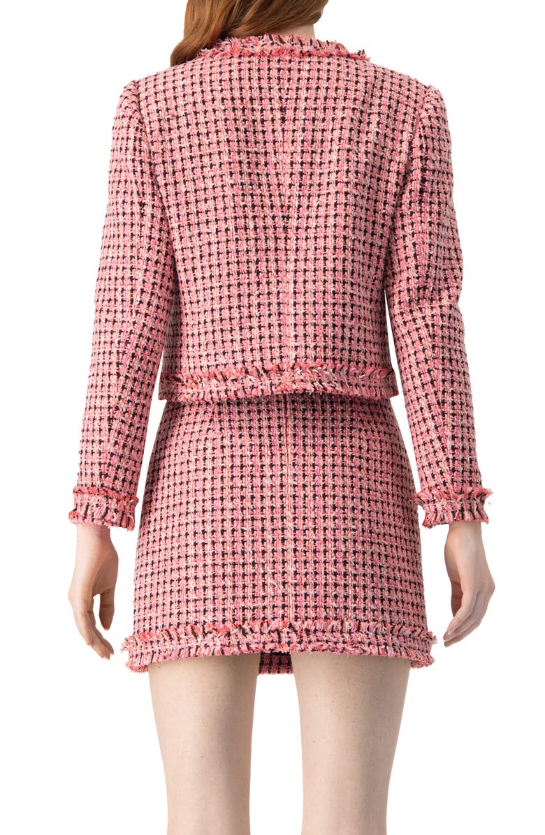IVONNE Classic Tweed Jacket, Alternate, color, Pink