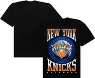 AUTHMADE Men's Authmade Black New York Knicks Vintage Metal Premium Heavyweight T-Shirt
