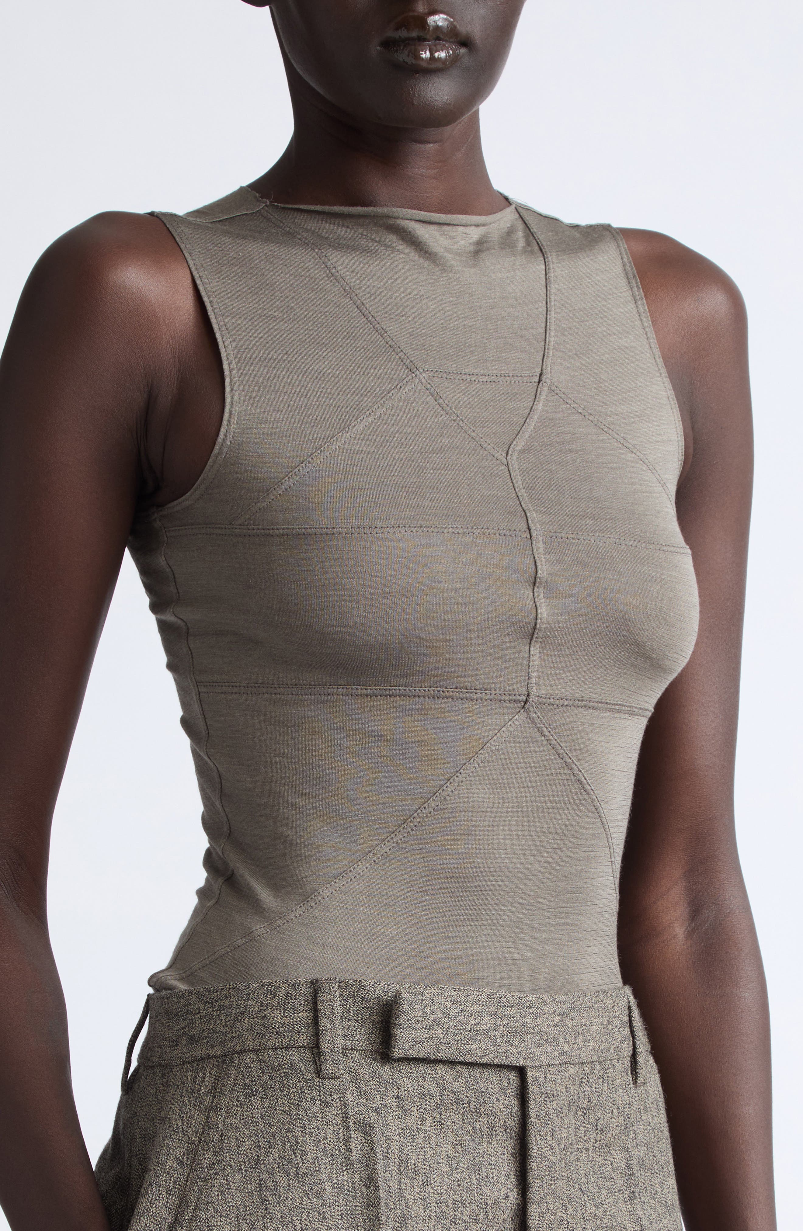 Rick Owens Temple Wool & Silk Tank (Women) | Nordstrom