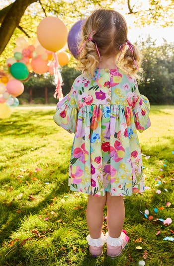 Kids' Floral Print Dress