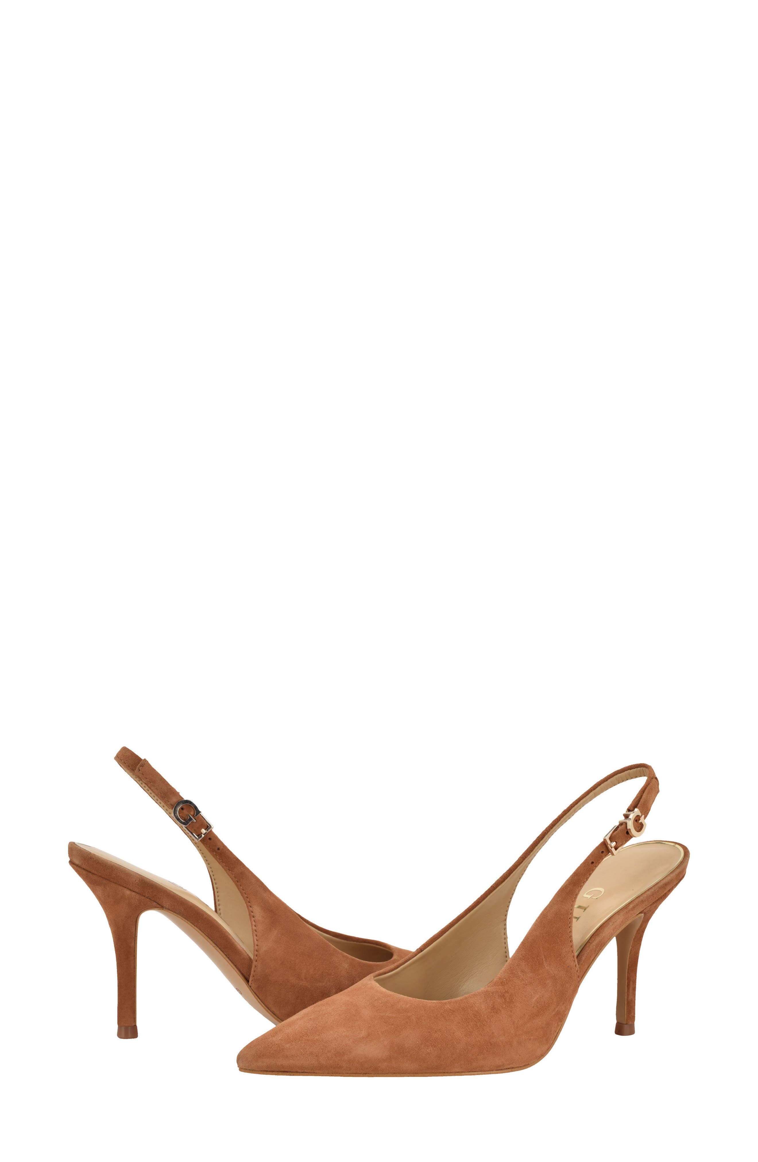 GUESS Princelsa Slingback Pump, Alternate, color, Brown