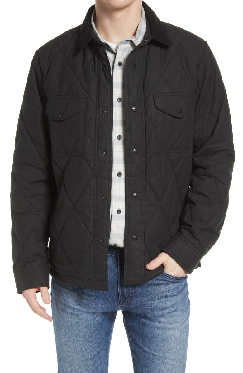 Filson Hyder Quilted Water-Repellent Shirt Jacket, Main, color,
