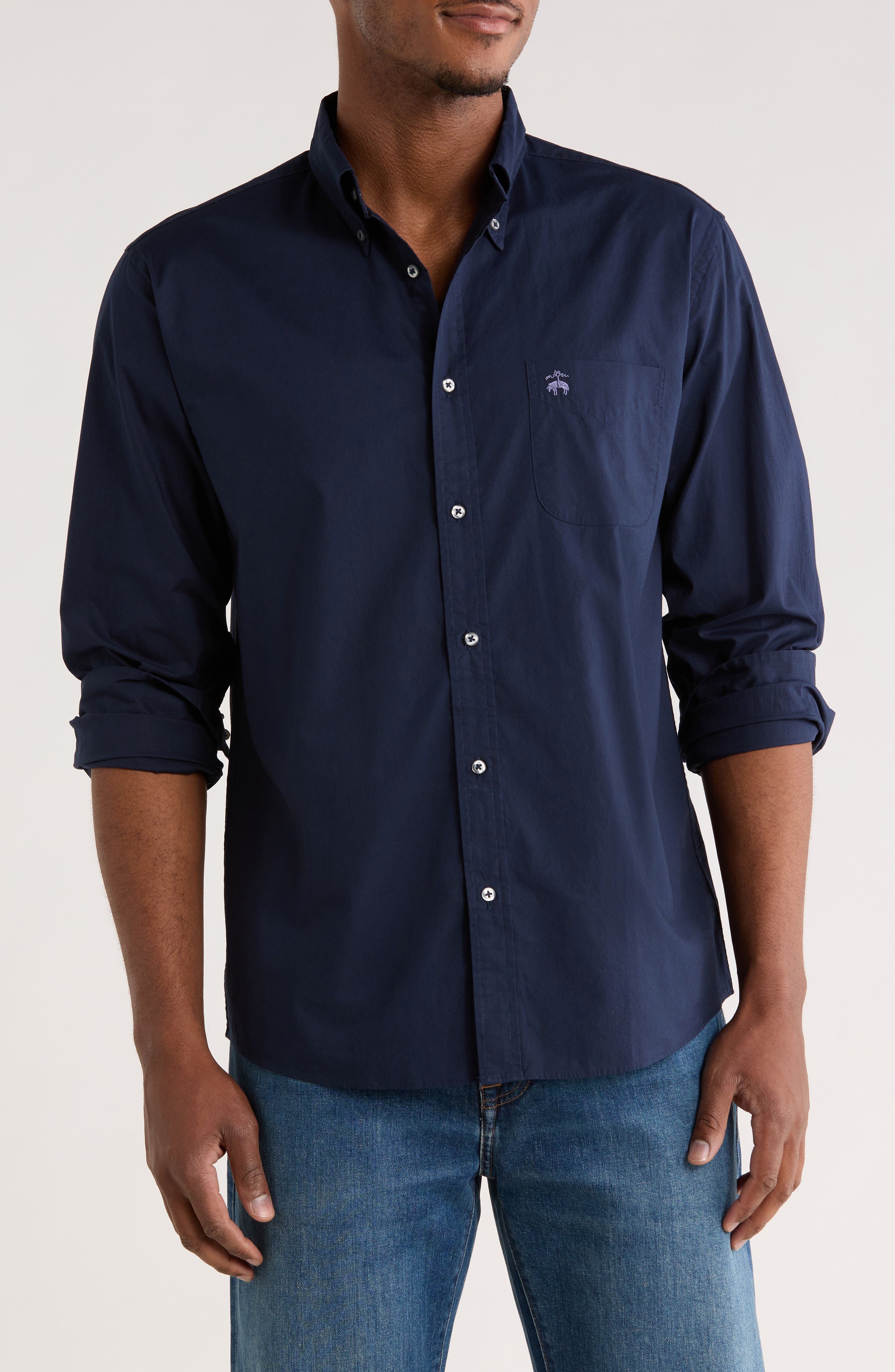 Brooks Brothers Regular Fit Non-Iron Oxford Button-Down Shirt