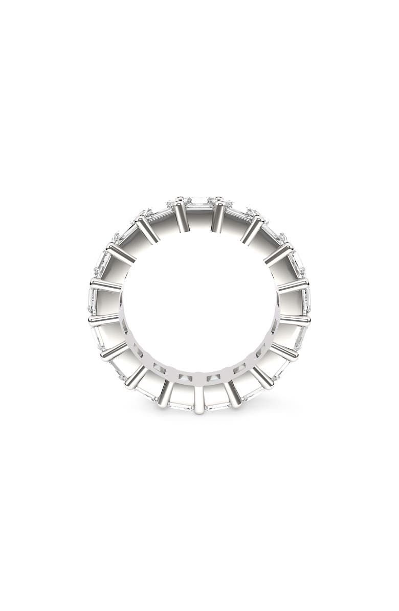 HauteCarat Lab Created Diamond Eternity Ring, Alternate, color, 18K White Gold