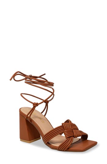 Chase & Chloe Chase And Chloe Jayden Ankle Wrap Sandal