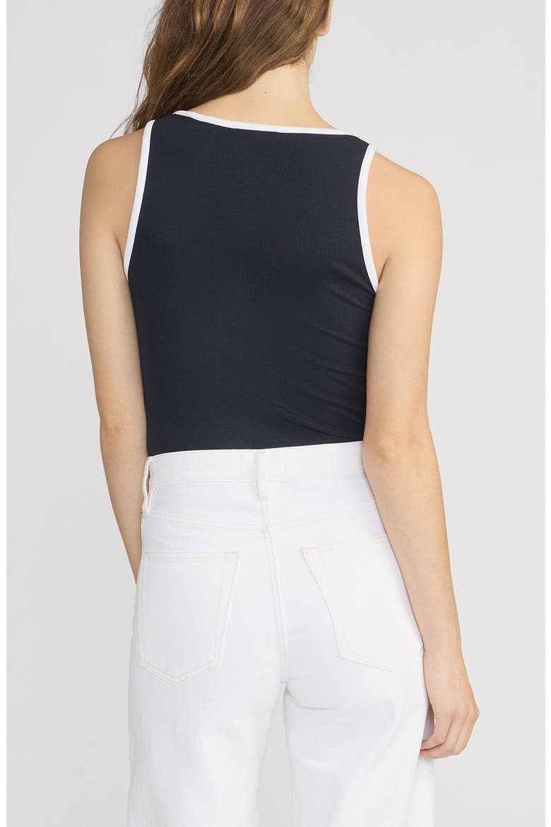 The Sporty Rib Tank, Alternate, color, NAVY