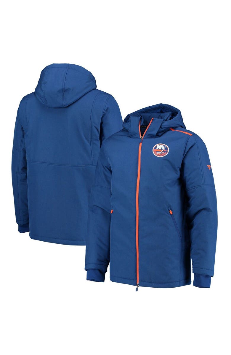 FANATICS Men's Fanatics Branded Royal New York Islanders Authentic Pro Rink Parka Full-Zip Hoodie Jacket, Alternate, color, 