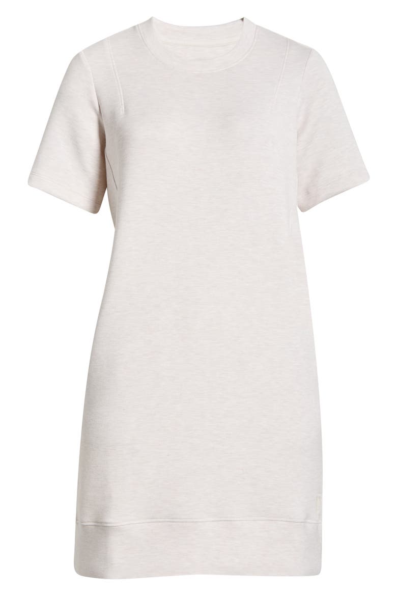 Dreamweave Short Sleeve Minidress, Alternate, color, HTR MOONBEAM