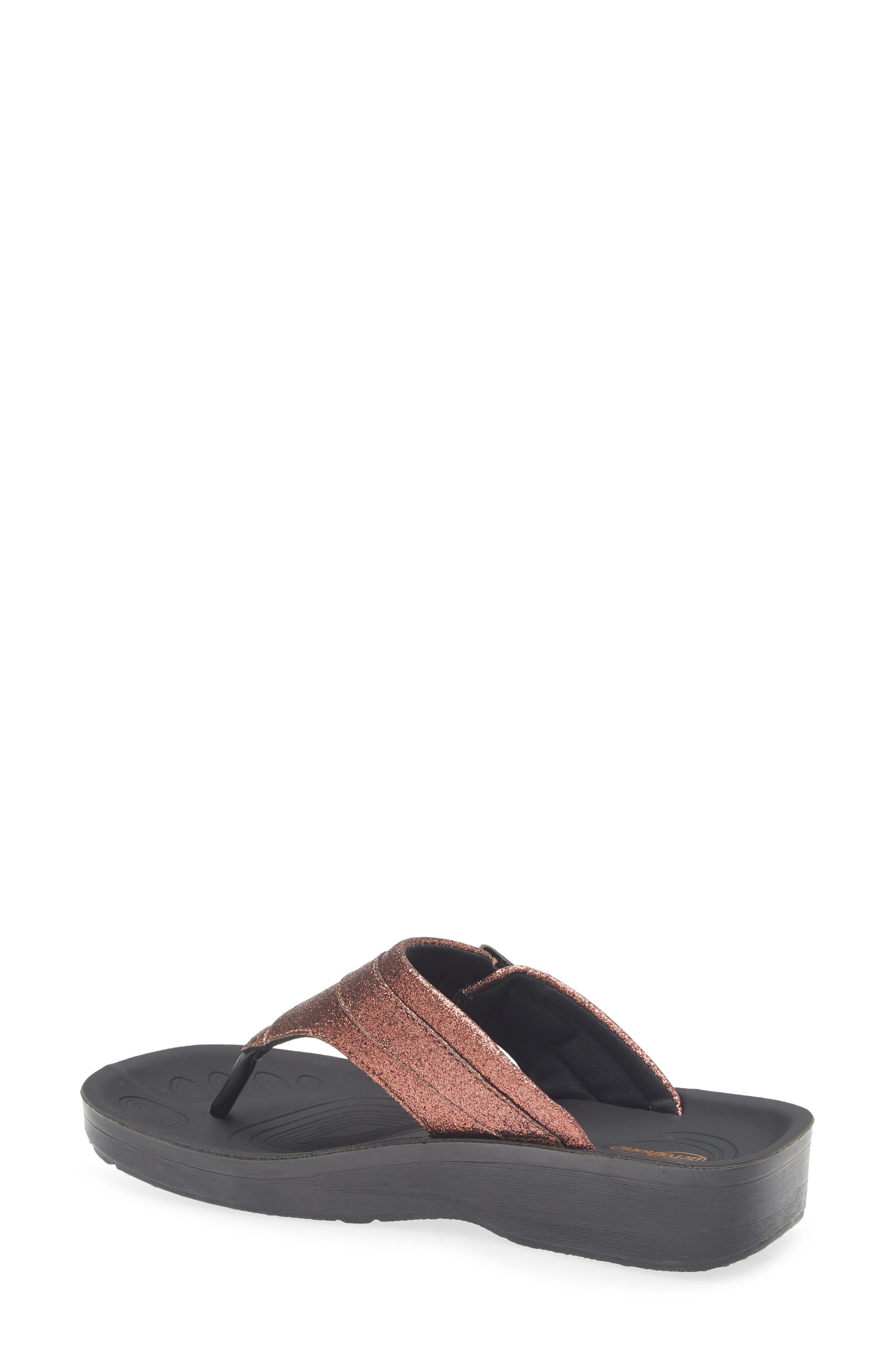 Glynis Flip Flop Sandal, Alternate, color, BROWN