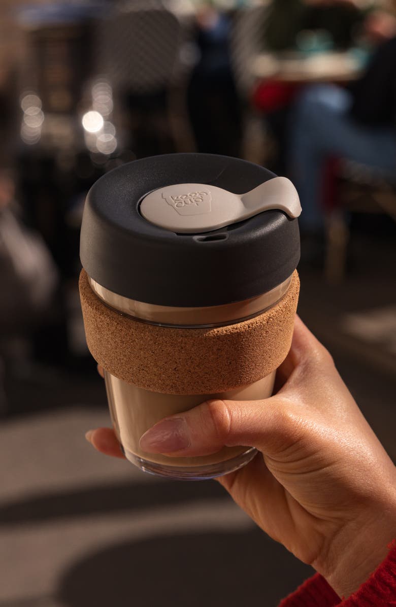 KEEPCUP Brew Cork Reusable Coffee Cup, Alternate, color, Press