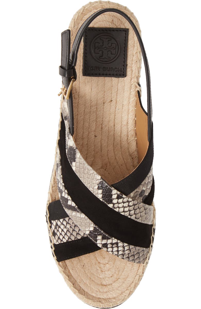Tory Burch Platform Singback Espadrille Sandal, Alternate, color,