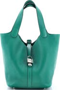 Pre-Owned Hermes Picotin Lock Bag Clemence MM