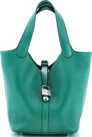 Pre-Owned Hermes Picotin Lock Bag Clemence MM