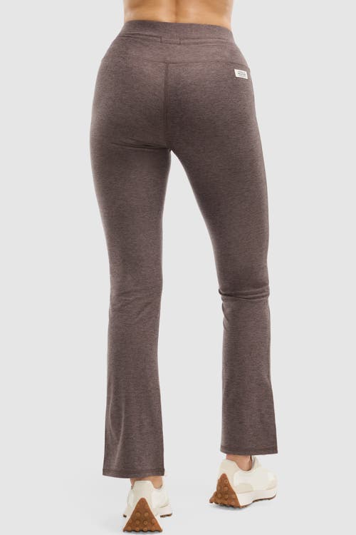 Peloton Dreamblend High Rise Flared Legging In Brown