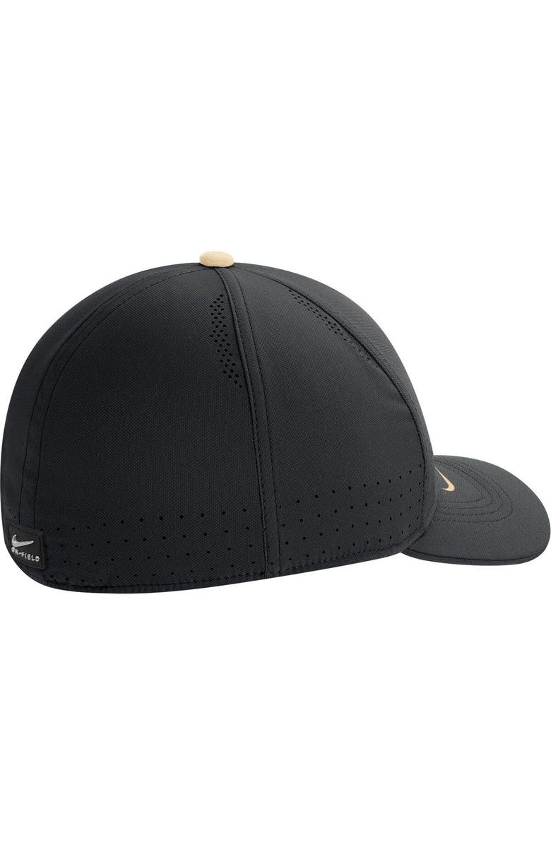 Nike Men's Nike Black Army Black Knights 2022 Sideline Classic99 Swoosh Performance Flex Hat, Alternate, color,