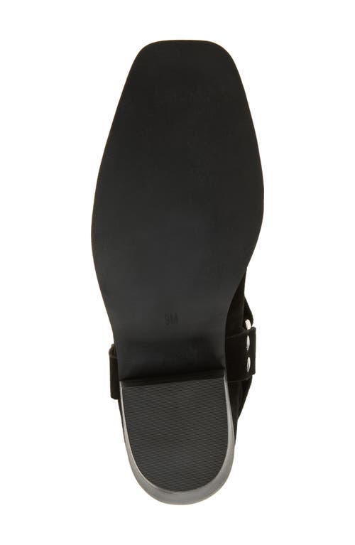 Jeffrey Campbell Waylon Harness Boot In Black Suede