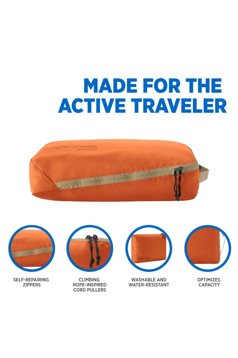 Pack-It Isolate Medium Cube, Alternate, color, Mandarin