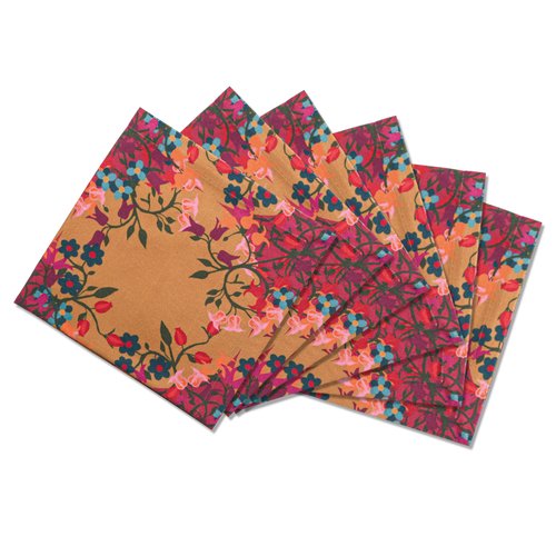 Sophie Williamson Design Offcut Napkins In Red
