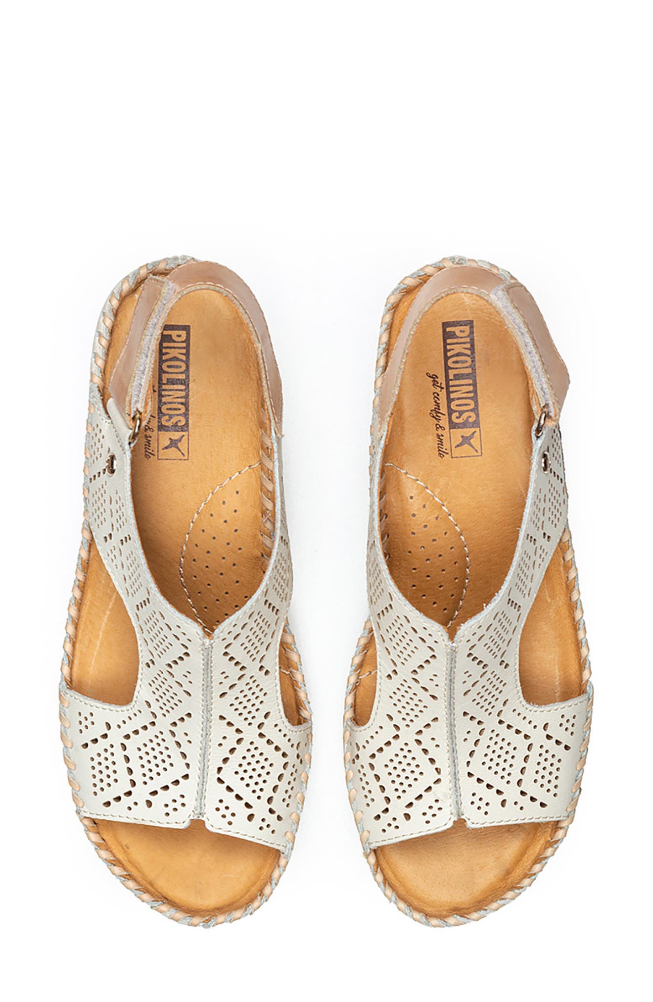 PIKOLINOS Aguadulce Slingback Wedge Sandal, Alternate, color, Natural