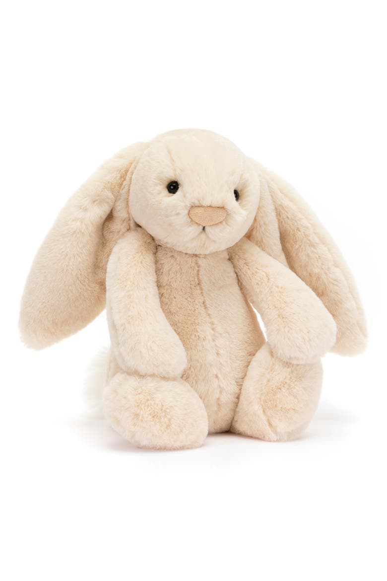Medium Bashful Luxe Bunny Willow 12-Inch Plushie, Main, color, WHITE
