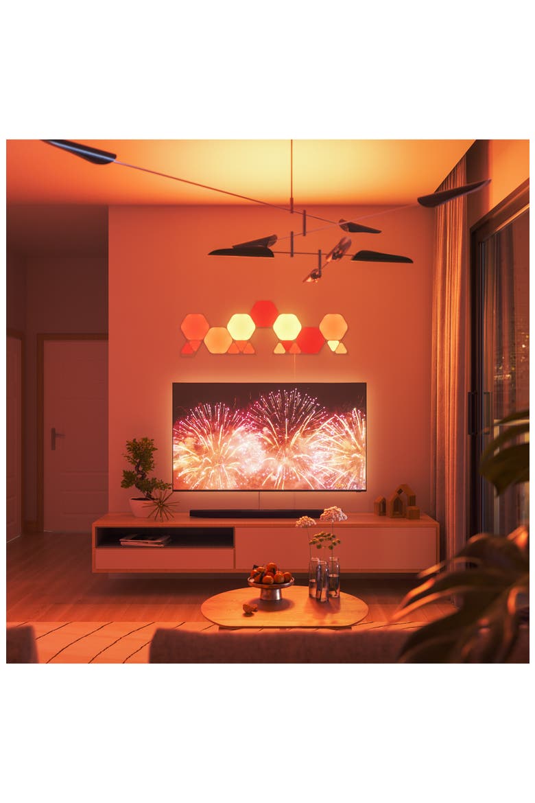 3-Pack Hexagon Light Panels Expansion Pack, Alternate, color, MULTICOLOR