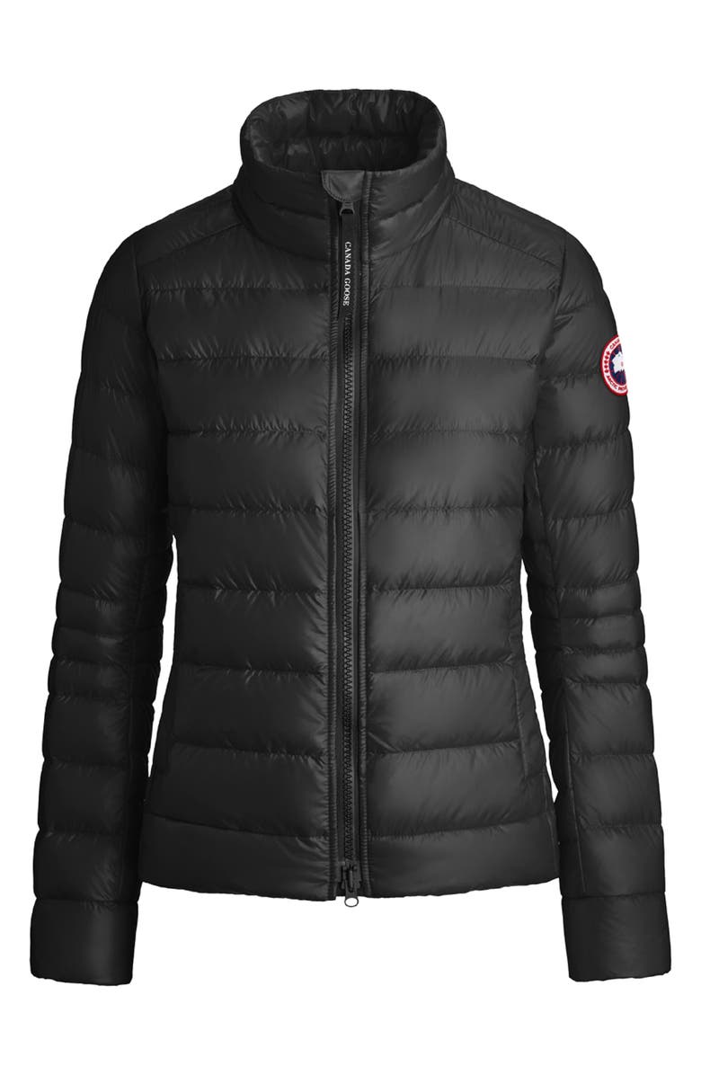 Canada Goose Cypress Packable 750-Fill-Power Down Puffer Jacket, Alternate, color, Black