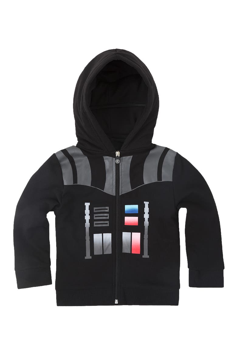 x Star Wars™ Darth Vader 2-in-1 Plush Toy Hoodie, Alternate, color, BLACK
