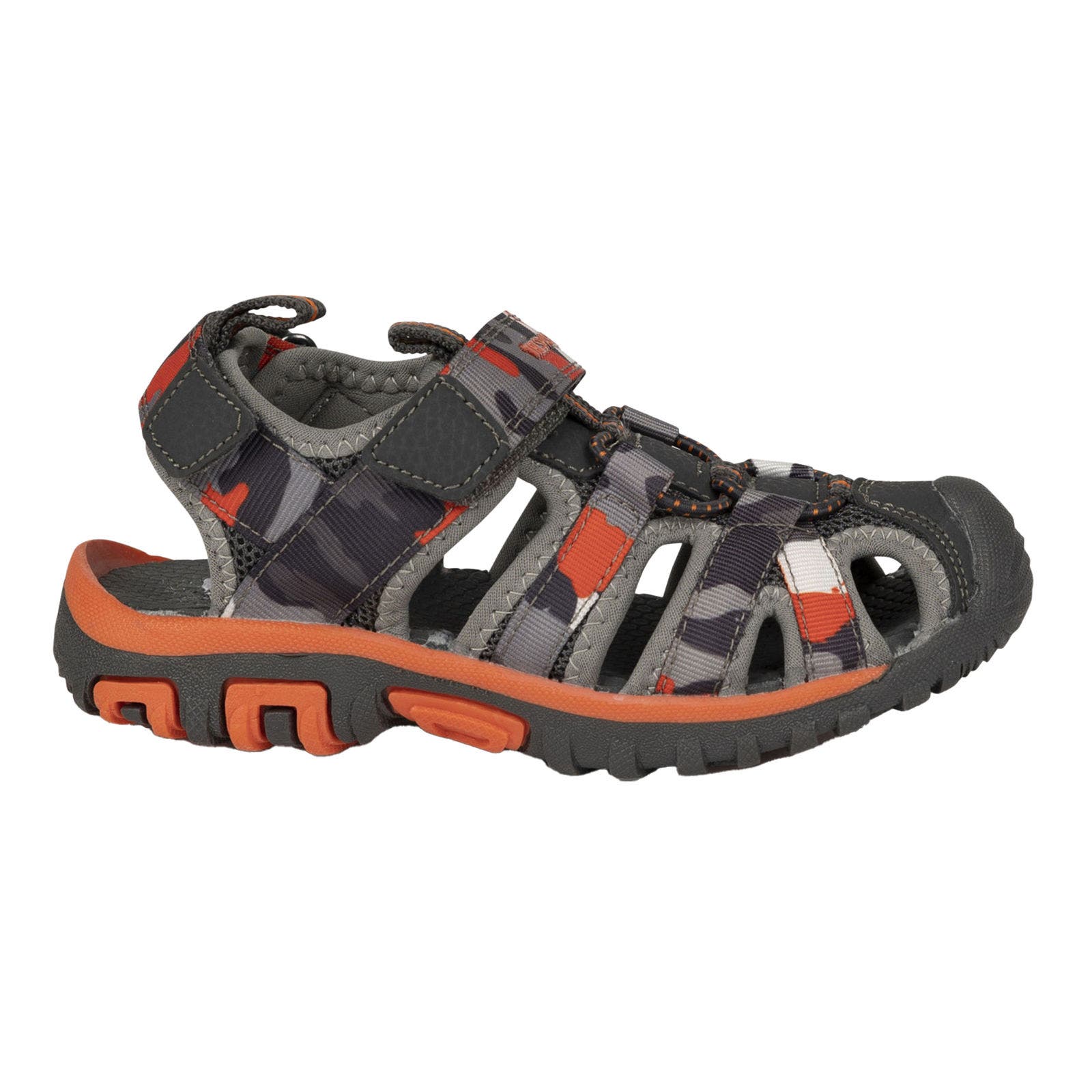 Childrens/Kids Jaime Sandals, Alternate, color, Gray and Orange
