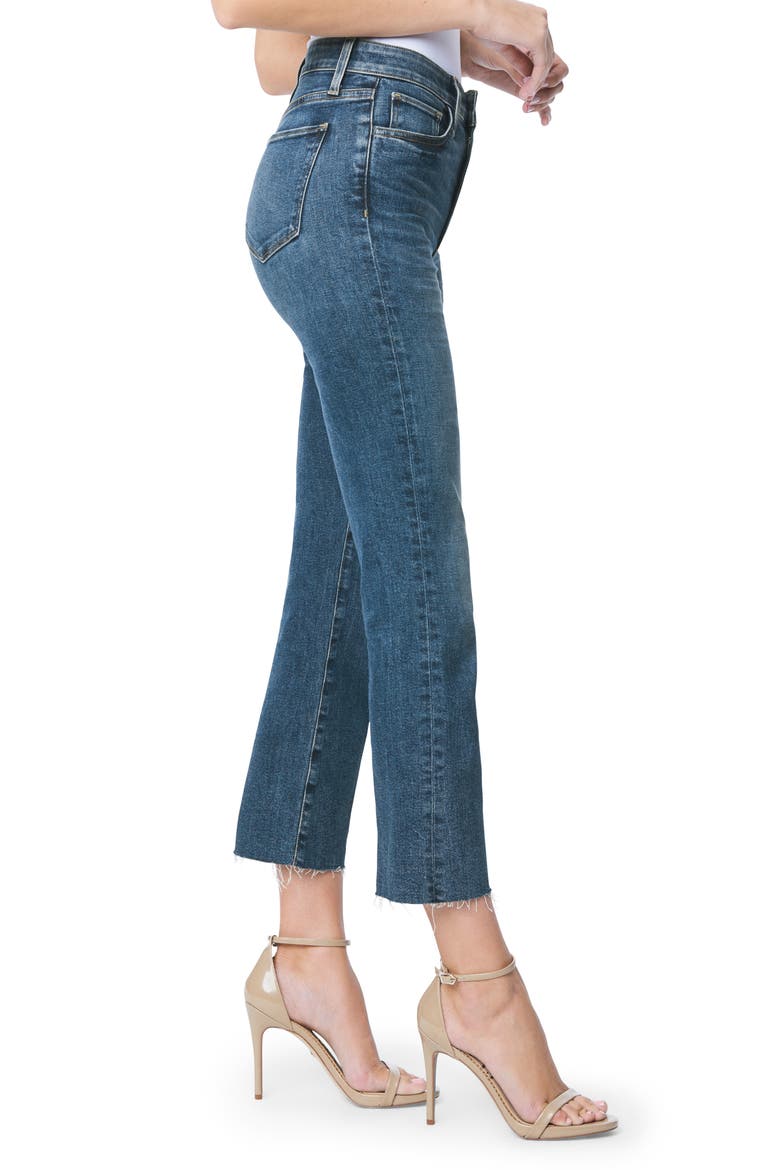 The Callie Raw Hem Crop Jeans, Alternate, color, AMOUR