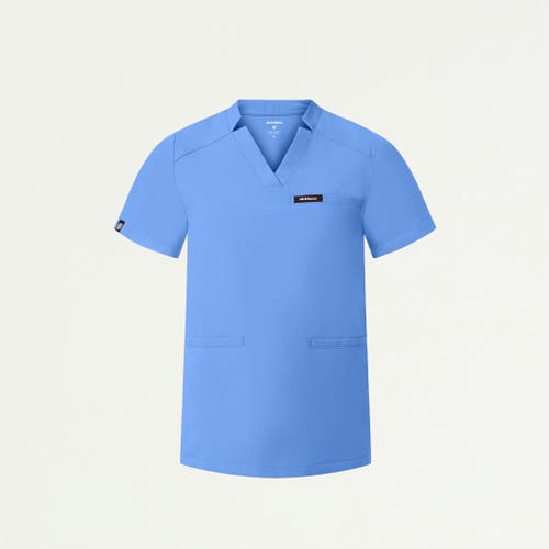 Jaanuu 3-pocket Classic Notched V-neck Scrub Top