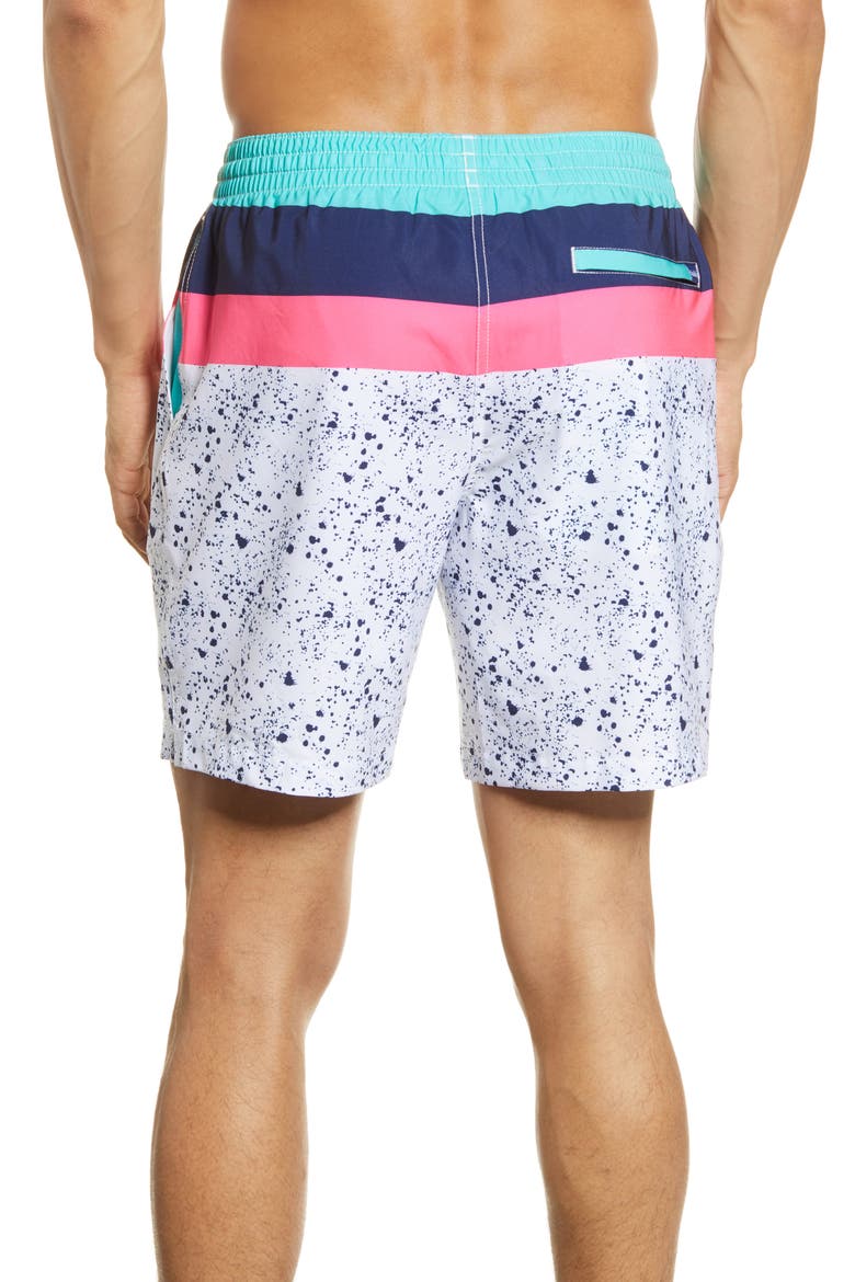 Aquatic Libations 7-Inch Swim Trunks, Alternate, color, TURQUOISE/ AQUA