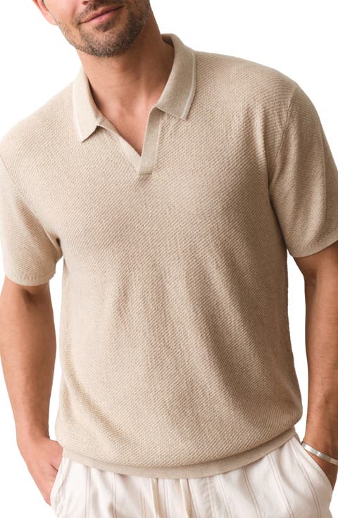 Greyson Short Sleeve Polo Sweater