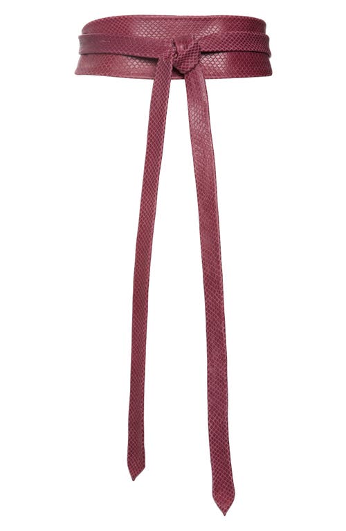Ada Classic Wrap Belt in Raspberry Python  product