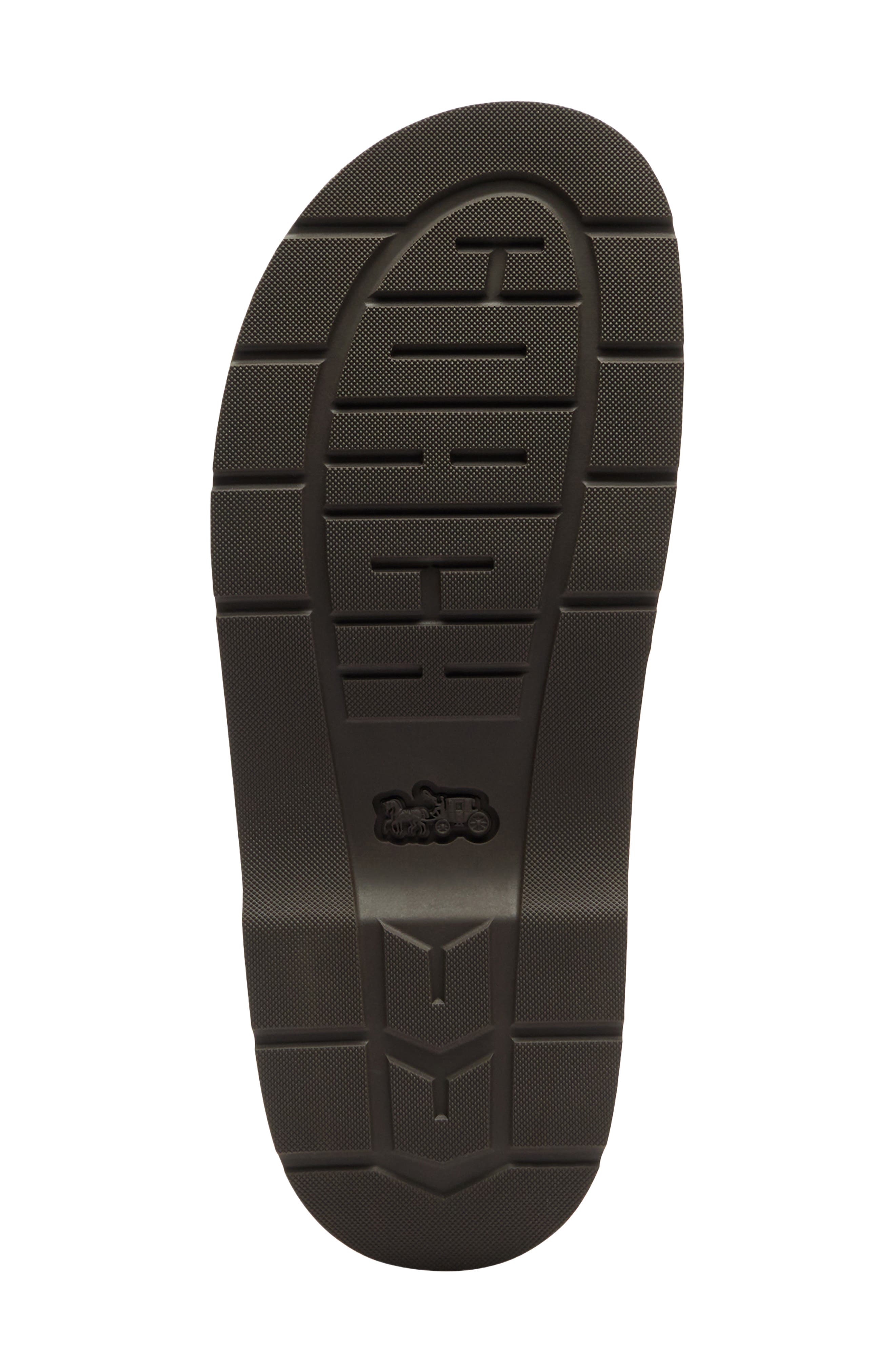 COACH Sculpted C Fisherman Sandal, Alternate, color, Chocolate