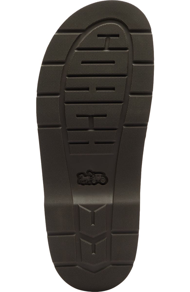 COACH Sculpted C Fisherman Sandal, Alternate, color, Chocolate